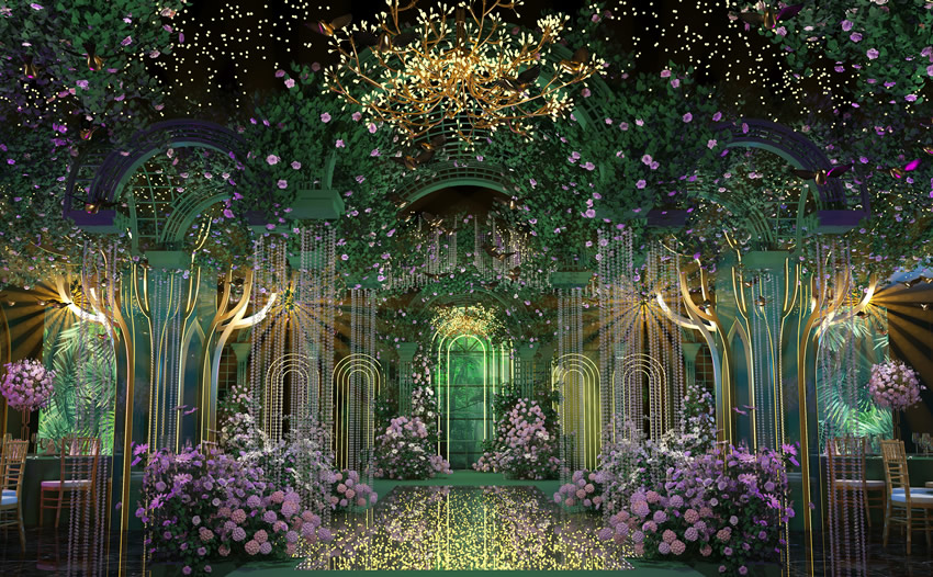 舞阳奇妙森林婚礼堂效果展示