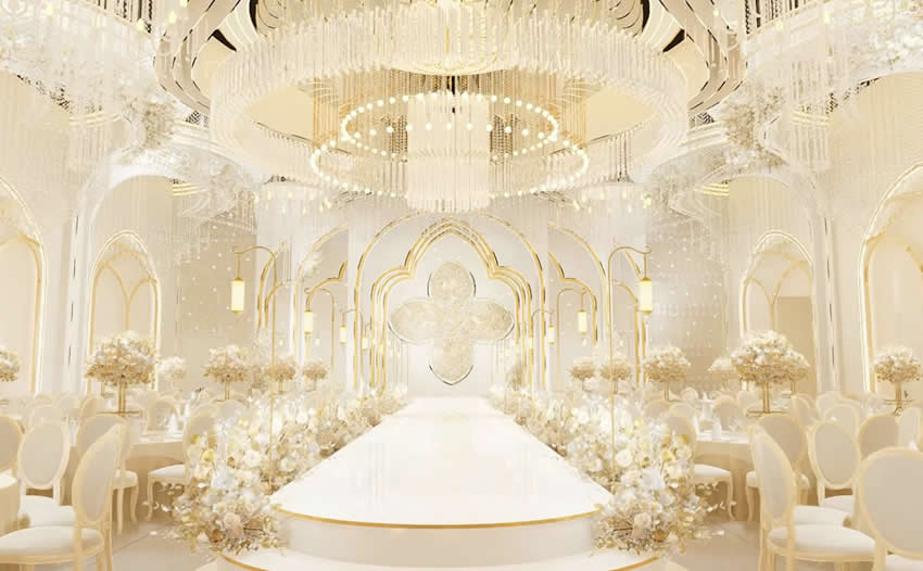水晶婚礼堂设计